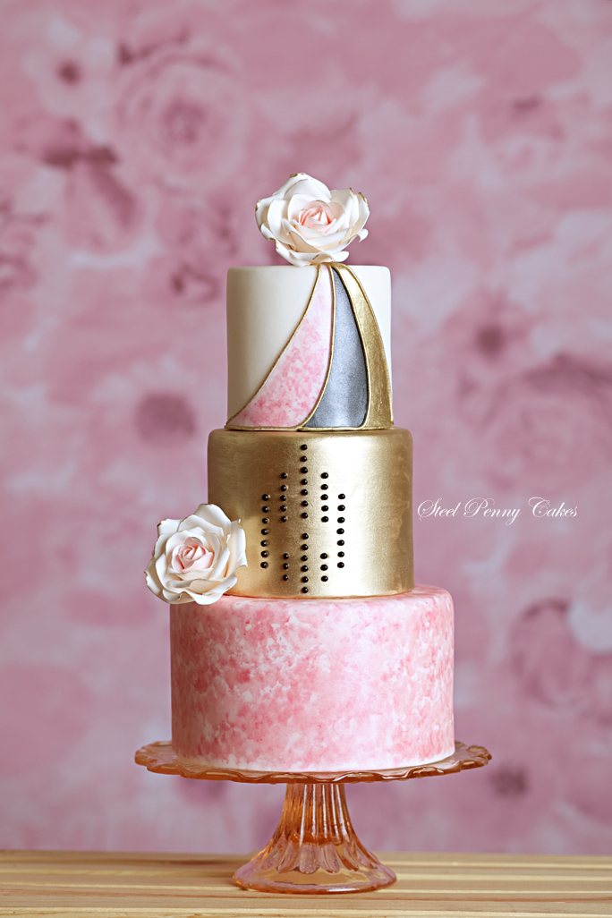 Tartas De Dos Pisos Decorada Color Rosa Tartas De Dos Pisos Decorada Color Rosa